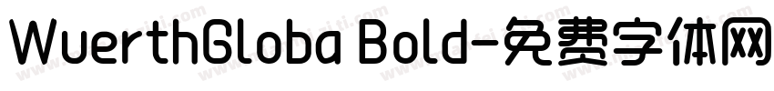 WuerthGloba Bold字体转换